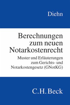 Cover Berechnungen zum neuen Notarkostenrecht