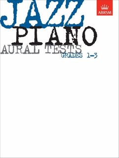 Cover Jazz Piano Aural Tests, Grades 1-3