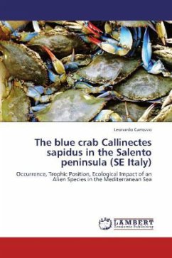 The blue crab Callinectes sapidus in the Salento peninsula (SE Italy)
