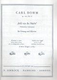 Still wie die Nacht für hohe Singstimme und Klavier (dt)