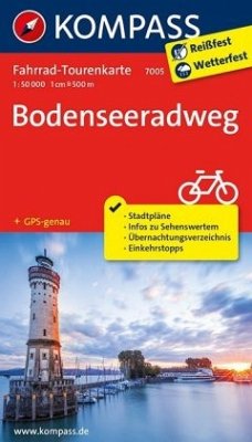Fahrrad-Tourenkarte Bodenseeradweg