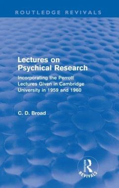Lectures on Psychical Research (Routledge Revivals) - Broad, C. D.