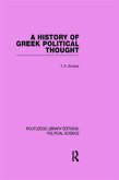 A History of Greek Political Thought