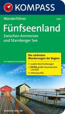 Kompass Wanderführer Fünfseenland, Zwischen Ammersee und Starnberger See - Garnweidner, Siegfried