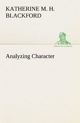 Analyzing Character Analyzing Character