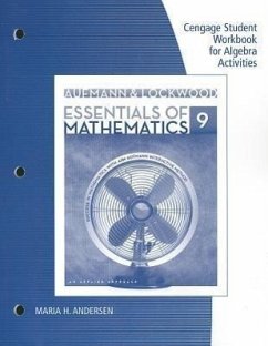 Essentials of Mathematics: An Applied Approach: Cengage Student Workbook for Algebra Activities - Aufmann, Richard N.; Lockwood, Joanne