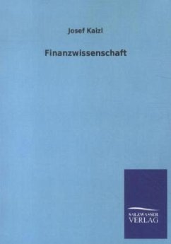 Finanzwissenschaft - Kaizl, Josef