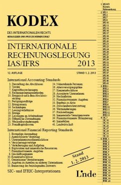 Cover KODEX Internationale Rechnungslegung IAS/IFRS 2013