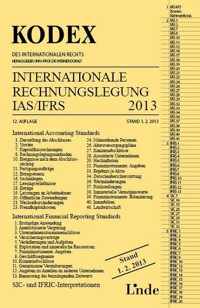 KODEX Internationale Rechnungslegung IAS/IFRS 2013