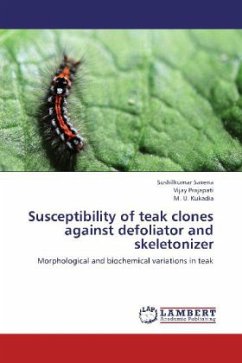 Susceptibility of teak clones against defoliator and skeletonizer - Saxena, Sushilkumar;Prajapati, Vijay;Kukadia, M. U.