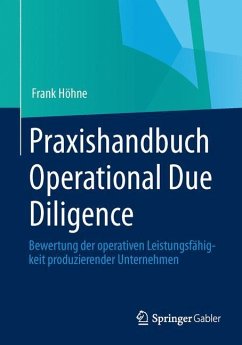 Praxishandbuch Operational Due Diligence - Höhne, Frank