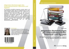 Allgemeine Bestimmungen des Unternehmensrechts: Österreich und Ägypten