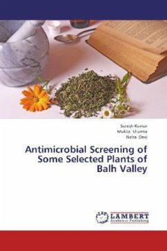 Antimicrobial Screening of Some Selected Plants of Balh Valley
