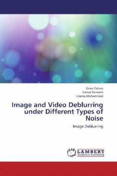 Image and Video Deblurring under Different Types of Noise