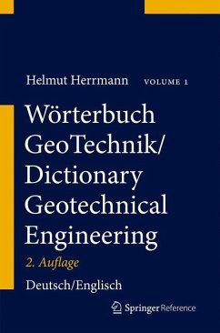 Wörterbuch GeoTechnik/Dictionary Geotechnical Engineering - Herrmann, Helmut;Bucksch, Herbert