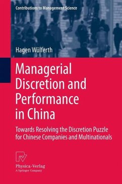 Managerial Discretion and Performance in China - Wülferth, Hagen