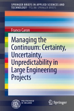 Managing the Continuum: Certainty, Uncertainty, Unpredictability in Large Engineering Projects - Caron, Franco