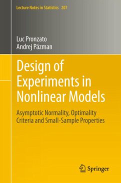 Design of Experiments in Nonlinear Models - Pronzato, Luc;Pázman, Andrej