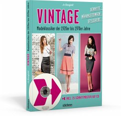 Vintage - Modeklassiker der 1920er bis 1970er Jahre - Schnitte, Nähanleitungen, Styleguide (mit CD) - Barnfield, Jo