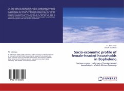 Socio-economic profile of female-headed households in Bophelong - Sekhampu, T. J.;Dubihlela, Dorah