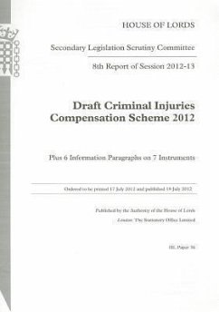 Draft Criminal Injuries Compensation Scheme 2012