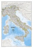 National Geographic Map Italy, Planokarte