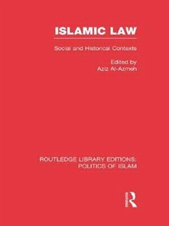 Islamic Law (Rle Politics of Islam) - Al-Azmeh, Aziz