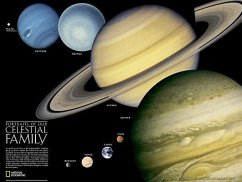 National Geographic Solar System Wall Map (24.25 X 18.25 In) - National Geographic Maps
