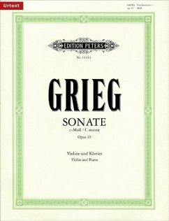 Sonate Nr. 3 c-Moll op. 45 - Grieg, Edvard