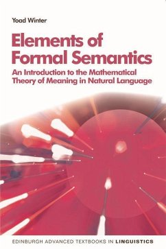 Elements of Formal Semantics - Winter, Yoad
