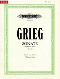 Violin Sonata No. 2 in G Op. 13 - Grieg, Edvard