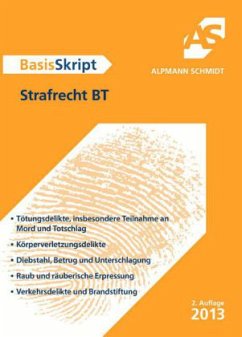 BasisSkript Strafrecht BT - Schneider, Wilhelm-Friedrich