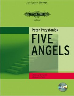 Five Angels, für Violine und Klavier, m. Audio-CD - Przystaniak, Peter