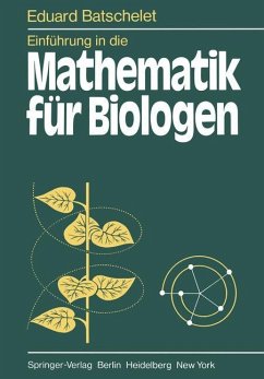 Einführung in die Mathematik für Biologen - Batschelet, E.