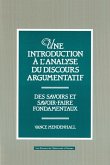 Une Introduction À l'Analyse Du Discours Argumentatif