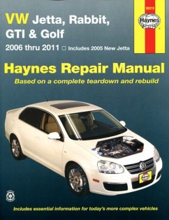VW Jetta, Rabbit, GTI & Golf 2006 Thru 2011 Haynes Repair Manual - Haynes Publishing