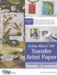 Leslie Riley's Tap Transfer Artist Paper Class Room Pack: 100 Iron-On Image Transfer Sheets - 8.5