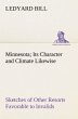 Minnesota; Its Character and Climate... - Bild 1