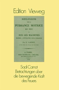 Betrachtungen über die bewegende Kraft des Feuers - Carnot, Sadi