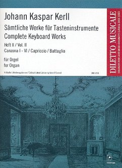 Cover Sämtliche Werke für Tasteninstrumente Band 2 Canzona 1-6
