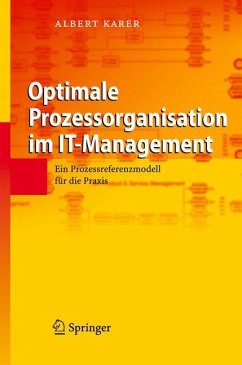 Optimale Prozessorganisation im IT-Management - Karer, Albert