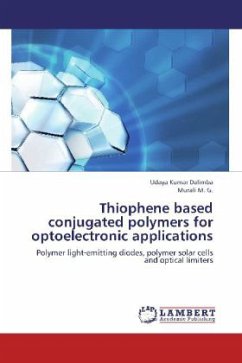 Thiophene based conjugated polymers for optoelectronic applications