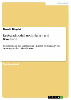 Reifegradmodell nach Hersey und Blanchard - Gizycki, Gerold