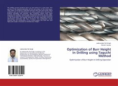 Optimization of Burr Height In Drilling using Taguchi Method - Singh, Lakhwinder Pal;Kumar, Dinesh