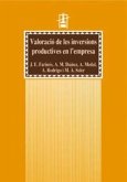 Valoració de les inversions productives en l empresa, un enfocament teoricopràtic