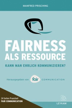 Fairness als Ressource - Prisching, Manfred