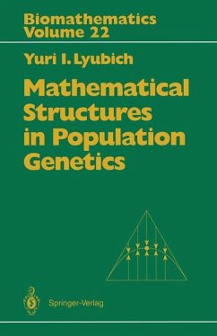 Mathematical Structures in Population Genetics - Lyubich, Yuri I.