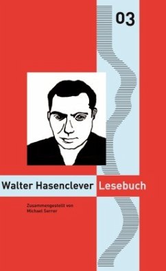 Cover Walter Hasenclever Lesebuch