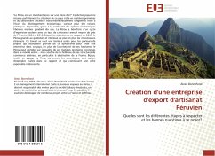 Cover Création d'une entreprise d'export d'artisanat Péruvien