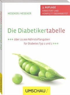 Die Diabetikertabelle - Heseker, Beate;Heseker, Helmut
